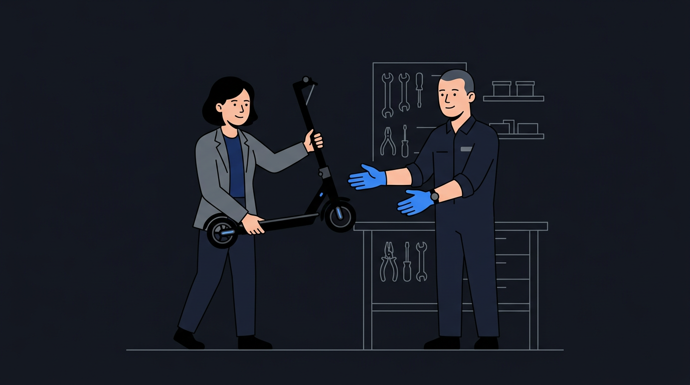 Recogida del patinete